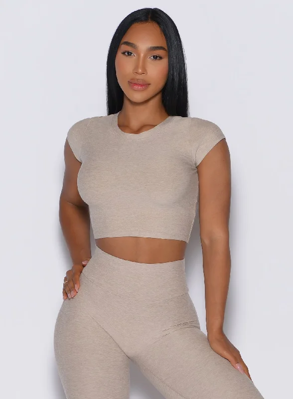 Two-Piece Knitwear Sets Fit Fam Active Tee