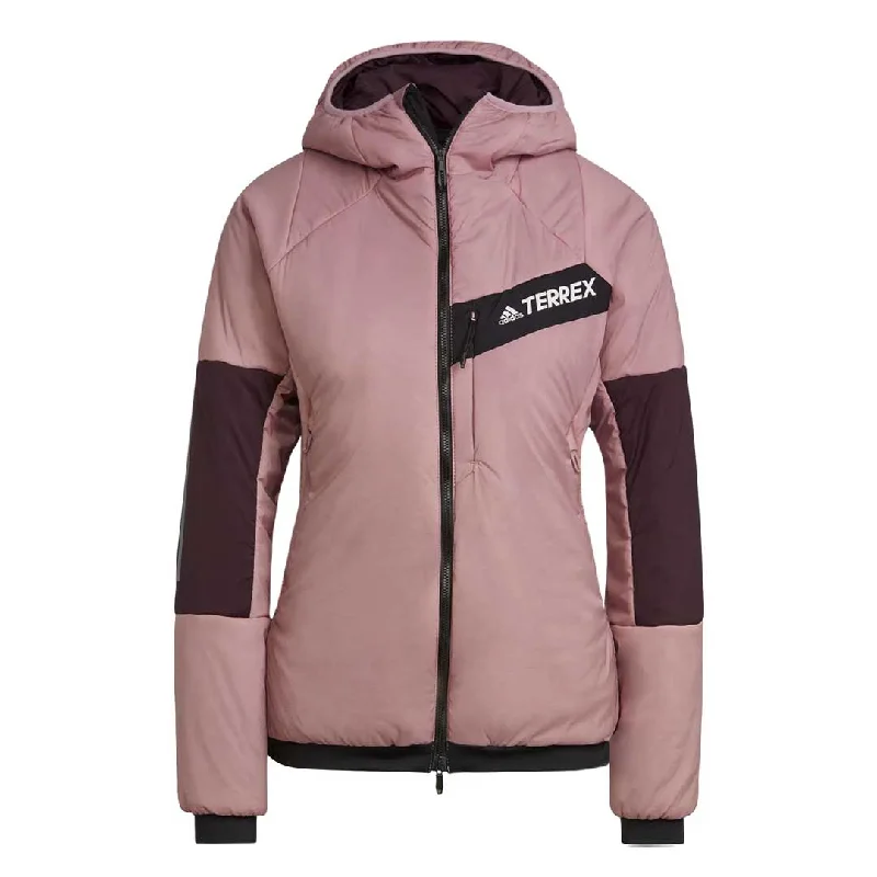 women’s weatherproof coats adidas - Women's Terrex Techrock Stretch Hooded Jacket (HE2287)