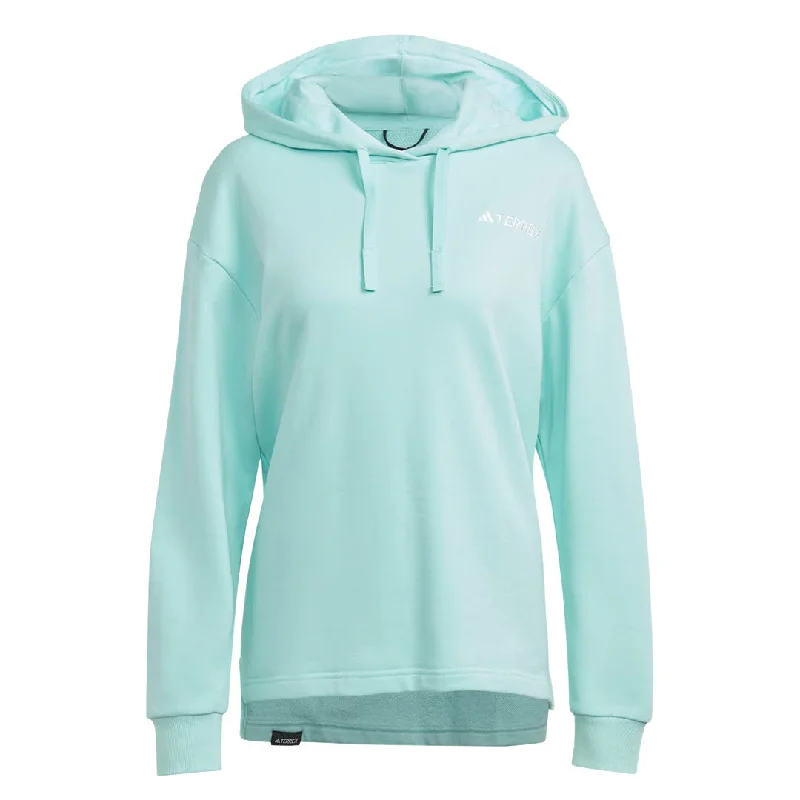 high-end winter coats adidas - Women's Terrex Logo Hoodie (IB2704)