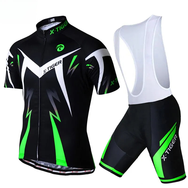 Cozy Hoodie Pajama Sets X-TIGER Pro Cycling Jersey Set Summer Men Cycling Wear Mountain Bicycle Clothing MTB Bike Riding Clothes Cycling Suit