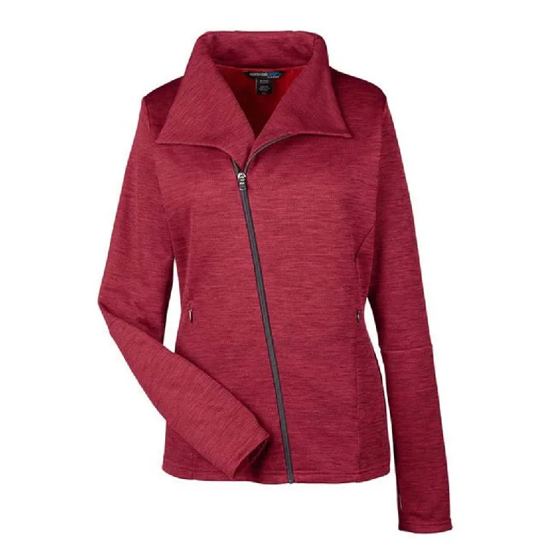 women’s chic coats outerwear North End - Women's Melange Fleece Jacket (NE704W 665)