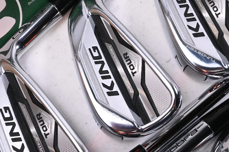 Bold Print Sets Cobra King Tour 2020 Irons / 5-PW+GW / Regular Plus Flex KBS Tour 115 Shafts