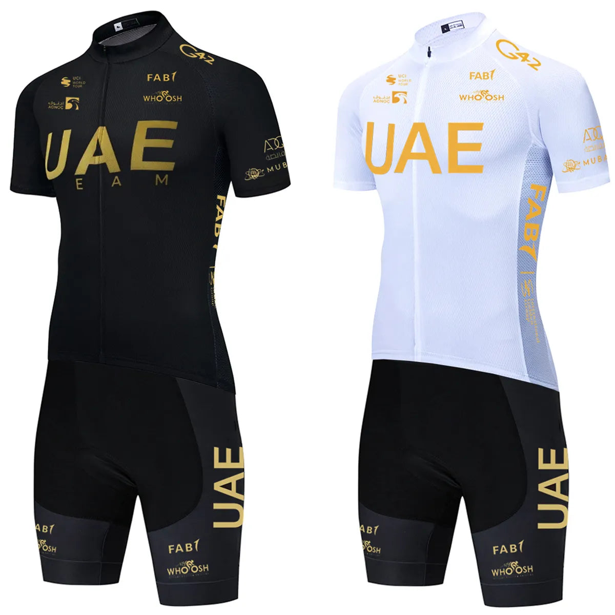 Nightwear Sets UAE Cycling Jersey Set 2023 Man's Team Short Sleeve Cycling Clothing MTB Bike Uniform Maillot Ropa Ciclismo Summer Bicycle Wear