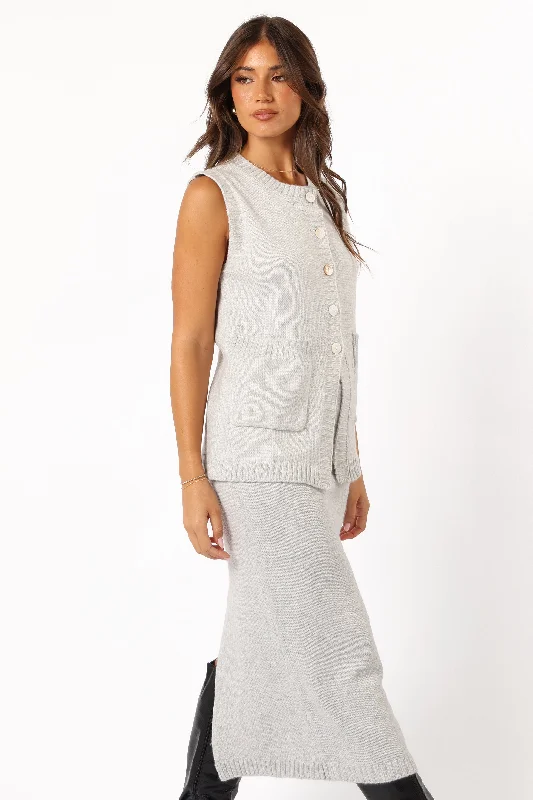 Day-to-night Sets Kaplan Knitted Set - Grey