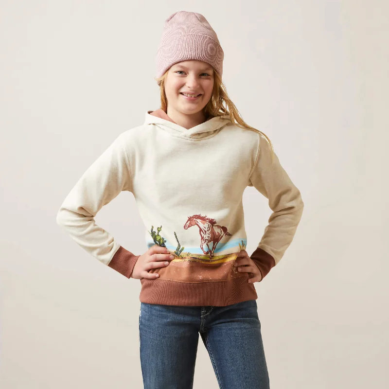 comfortable women’s outerwear Ariat Girls Wild Horse Sweatshirt