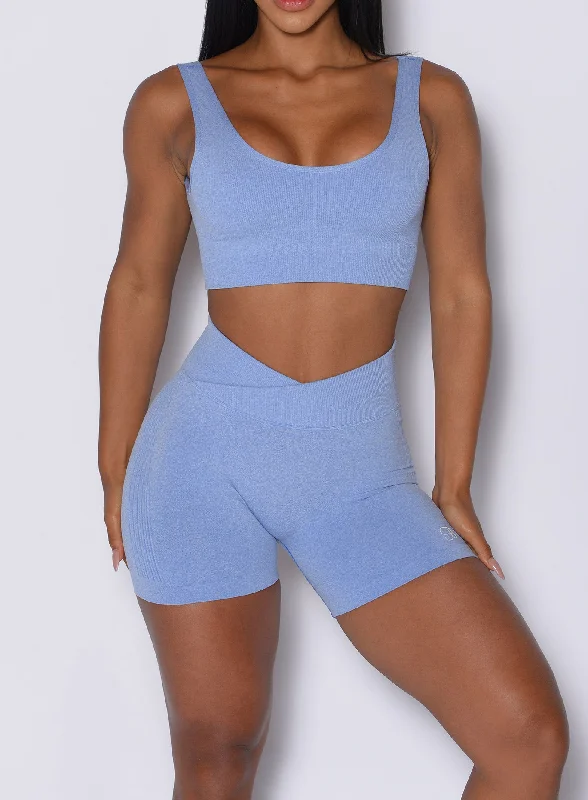 Summer Hoodie Sets Contour Seamless Shorts