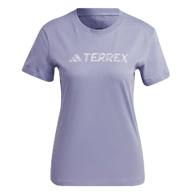 classic winter outerwear jackets adidas - Women's Terrex Classic Logo T-Shirt (HY4049)