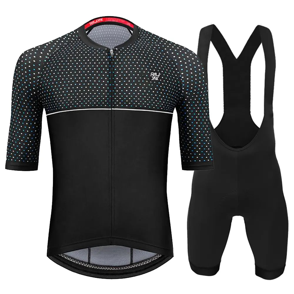 Simple Active Pajama Sets Raudax Men Summer Cycling Clothing Sets Breathable Mountain Bike Cycling Clothes Youth Ropa Ciclismo Verano Triathlon Suits