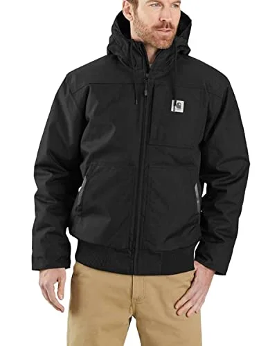 warm jackets for fall outerwear Carhartt 104458 Men's Yukon Extremes Loose Fit Insulated Active Jacket