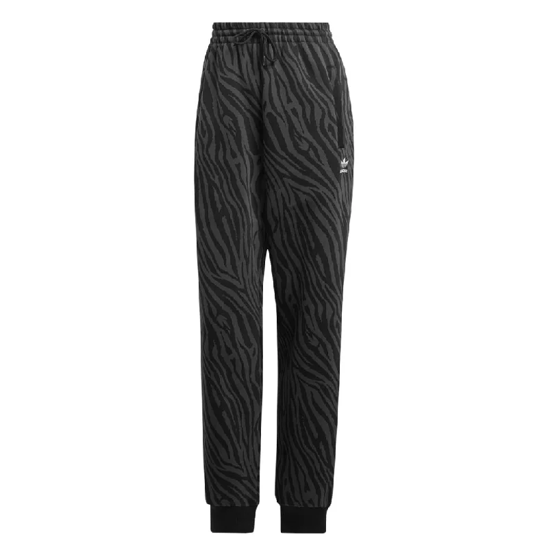 chic wool winter outerwear adidas - Women's Allover Zebra Animal Print Essentials Jogger (II0908)