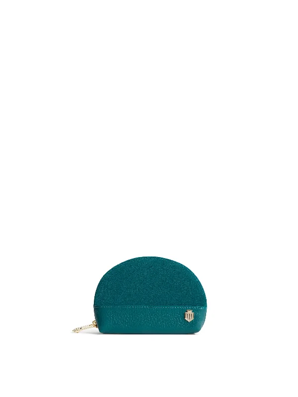 fall outerwear for women Chiltern Coin Purse - Ocean