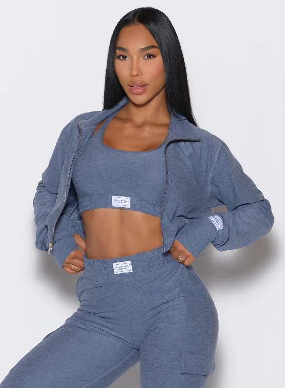 Elegant Active Pajama Sets Cloud Crop Jacket