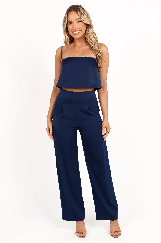 Soft Activewear Sets Esmeralda Two Piece Set - Navy