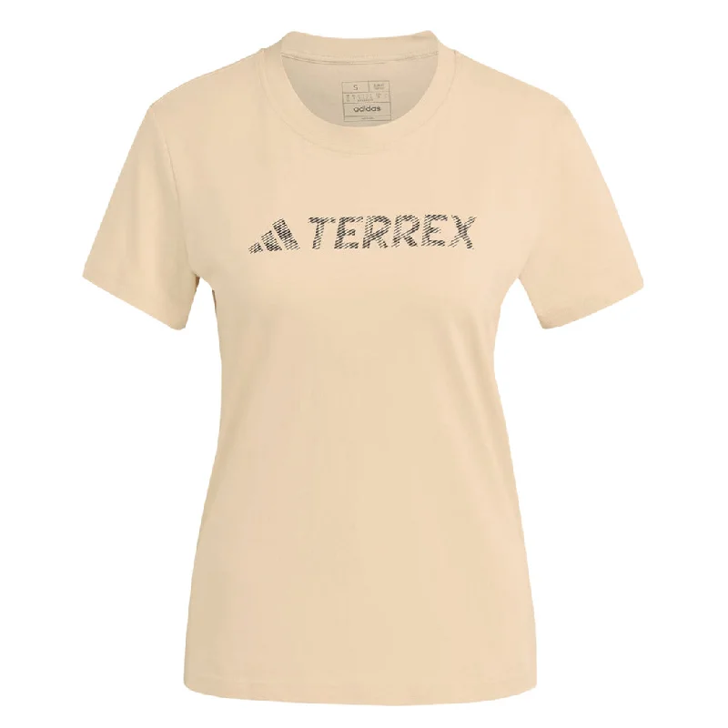 women’s cold weather jackets adidas - Women's Terrex Classic Logo T-Shirt (HZ1393)