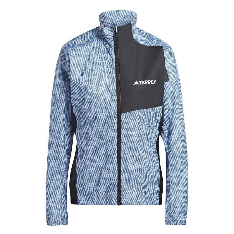 fall jackets and outerwear adidas - Women's Terrex Trail Running Windbreaker Jacket (HZ1320)