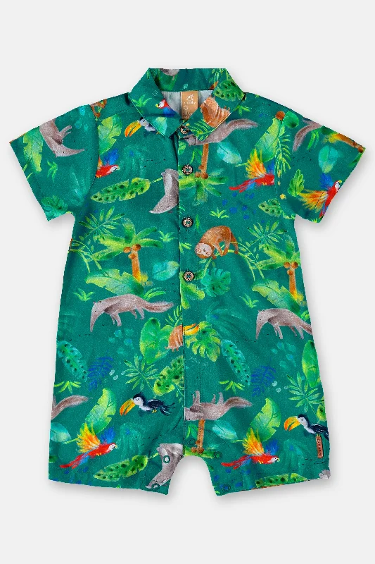 Short summer dresses for casual wear Top Boys Jungle Romper