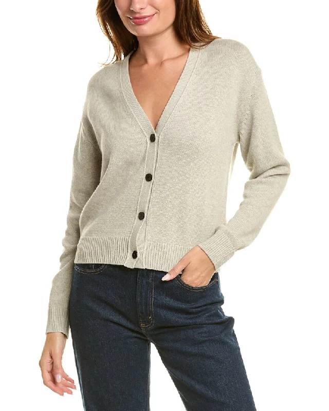 Colorful winter sweaters Theory V-Neck Cashmere-Blend Cardigan