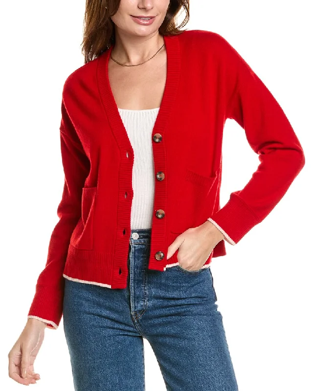 Lightweight knitted cardigans Design History V-Neck Cashmere Cardigan