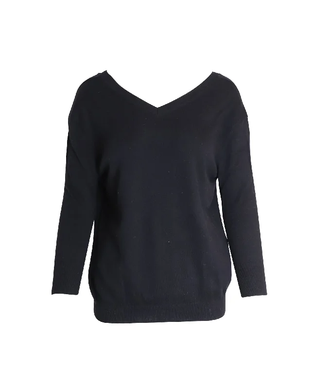 Women’s knitted cardigans Isabel Marant V-neck Sweater in Black Cotton