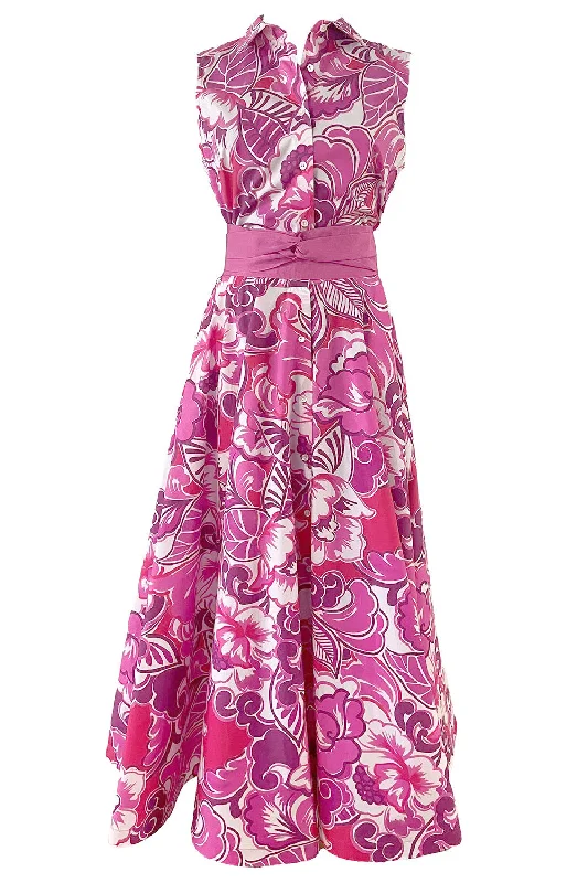 trendy floral jumpsuits & dresses for summer Caryl Dress - Pink Flora