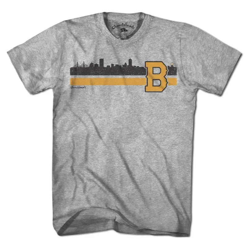 Women’s cool designs on T-shirts Boston B Black & Gold Sideline T-Shirt