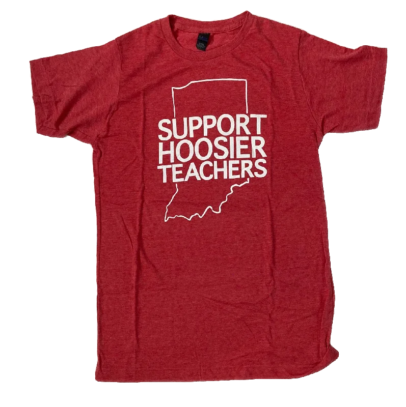 Women’s luxury graphic T-Shirts Support Hoosier Teachers