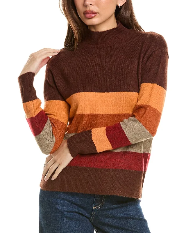 Winter sweater layering Beachlunchlounge Portia Sweater