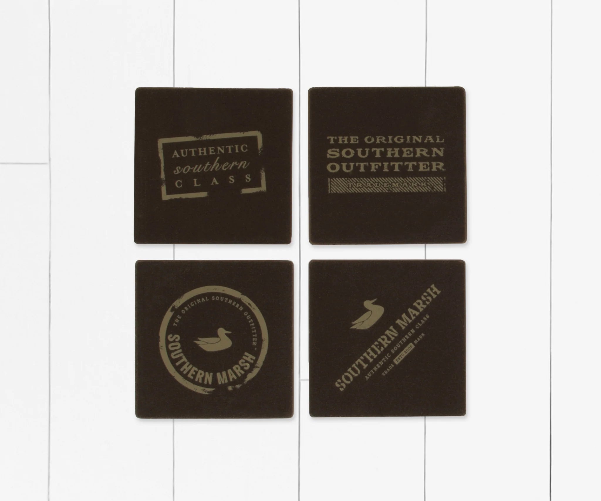 Women's seasonal dress collection Top Southern Marsh "Authentic" Waxed Canvas Coaster Set