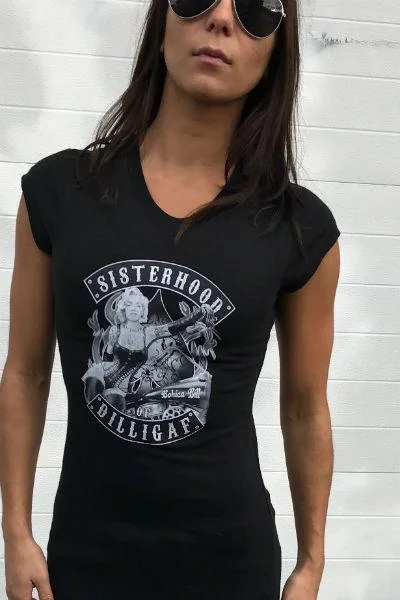 Women’s bold print T-Shirts The Sisterhood