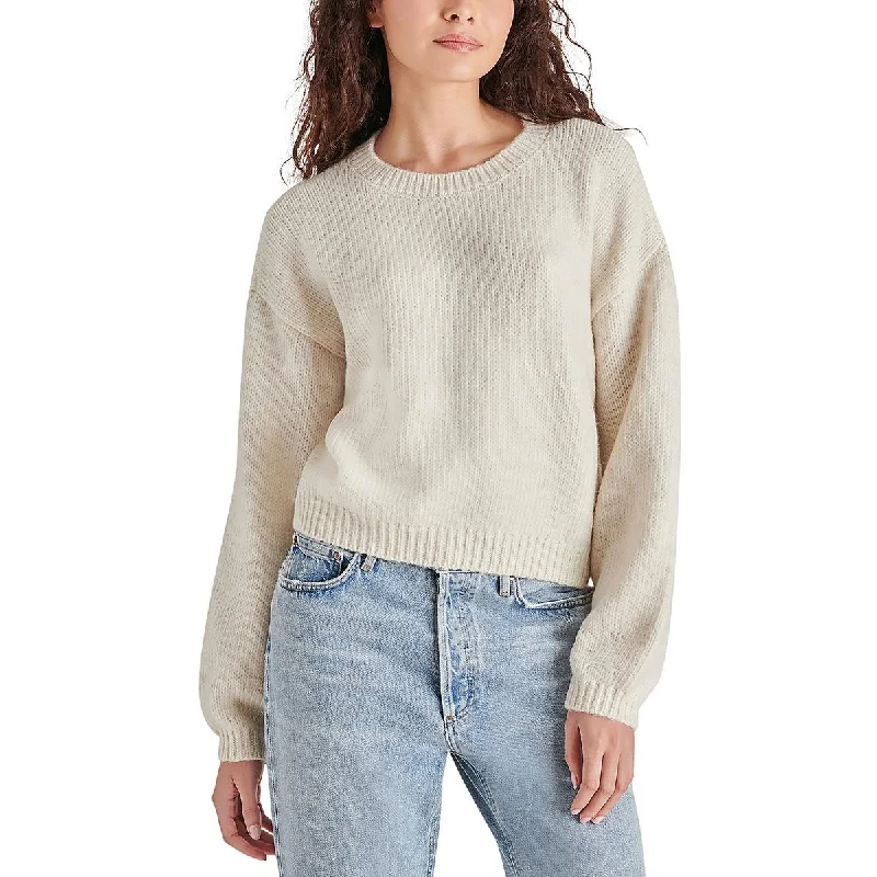 Affordable winter sweaters Womens Cable Knit Casual Crewneck Sweater