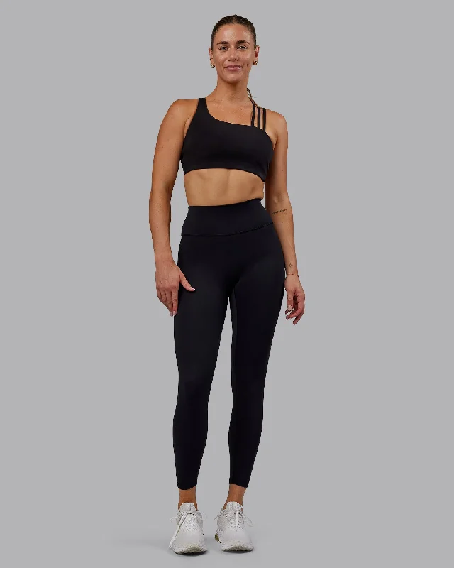 Leggings for lounging and exercise Fusion 7/8 Length Leggings - Black