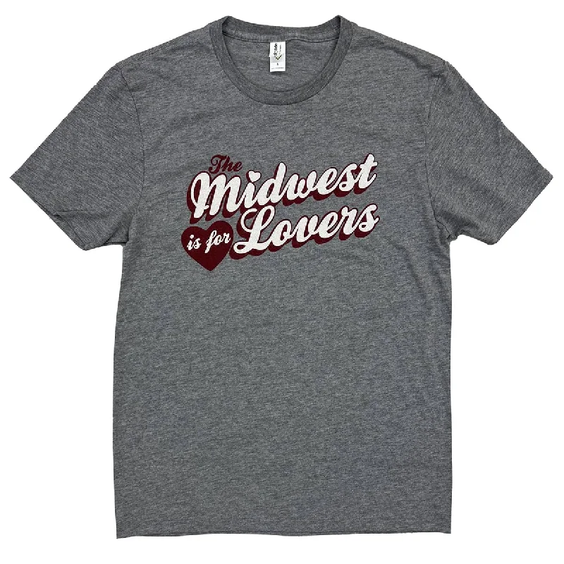 Women’s personalized cotton tees The Midwest is for Lovers Shirt