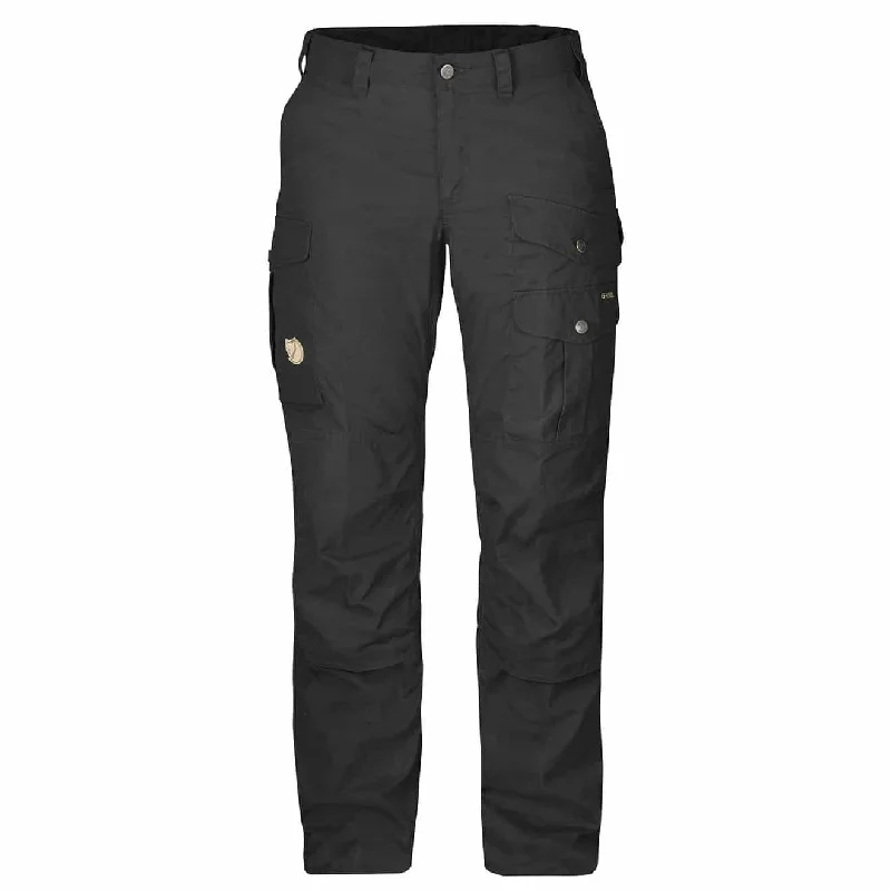 Leggings for cycling and fitness Fjallraven Womens Barents Pro Trousers Short Leg Black / Black