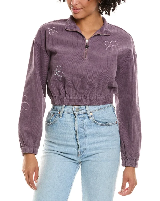 Wool blend sweaters Samii Ryan Daisy Gal Corduroy Pullover