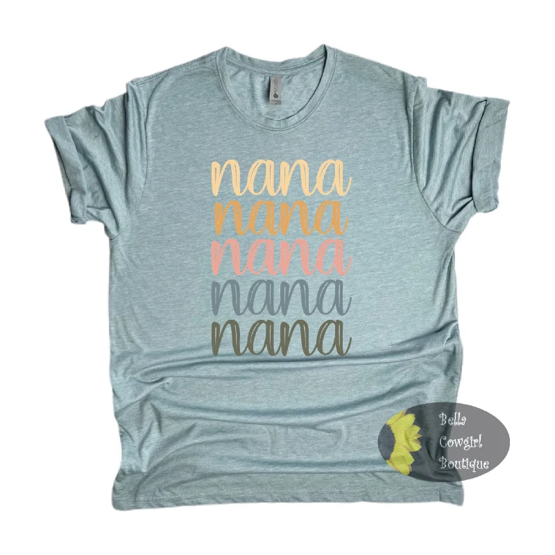 Women’s athletic fit T-Shirts Nana Mother's Day T-Shirt