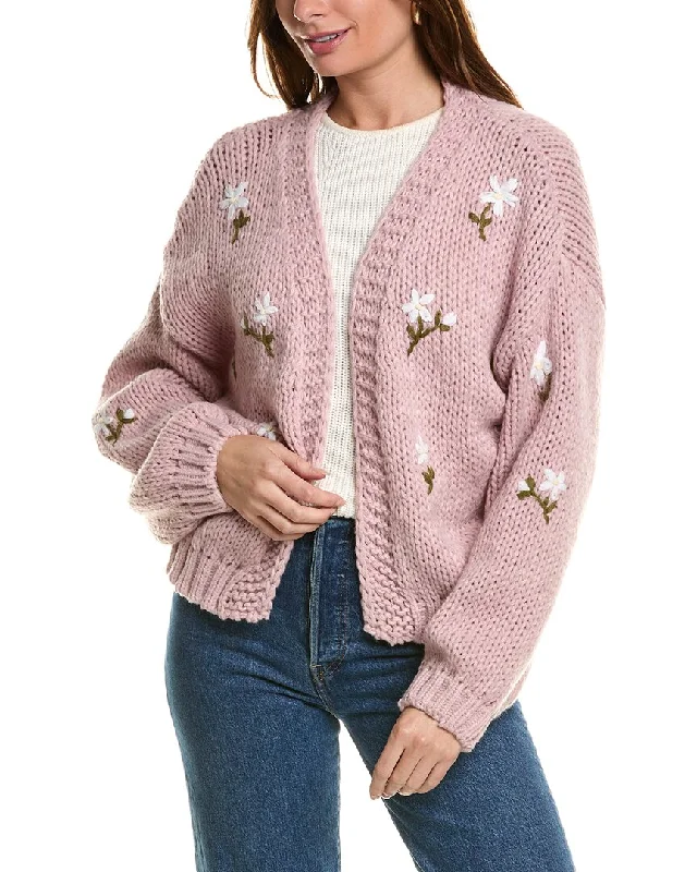 Warm and stylish sweaters Anna Kay Rivers Cashmere-Blend Cardigan