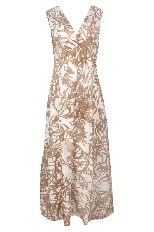 party-ready jumpsuits & dresses Herbarium V-Neck Midi Dress