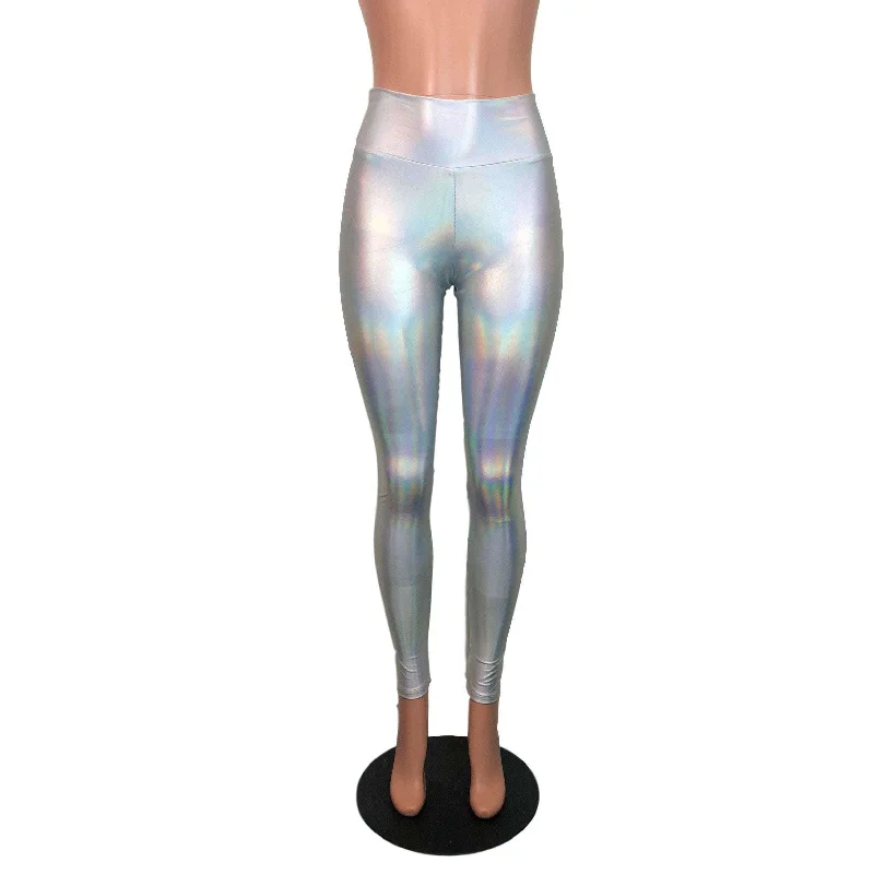 Squat-proof leggings Opal Holographic High Waisted Leggings Pants