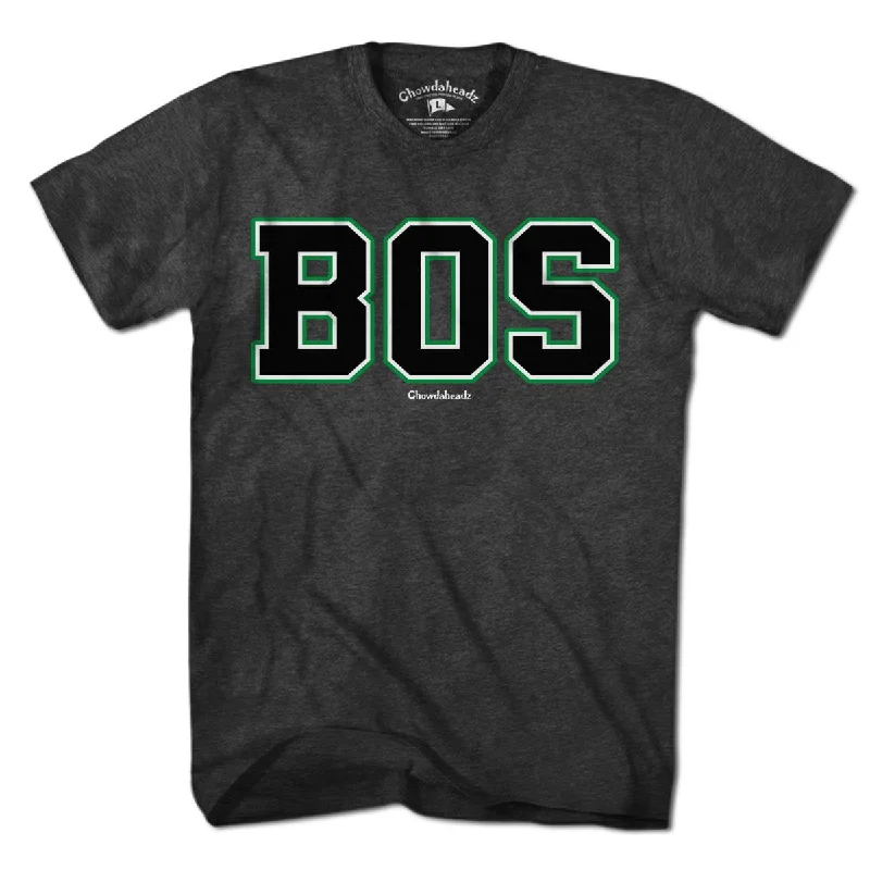 Women’s fun printed shirts BOS Black & Green Team T-Shirt