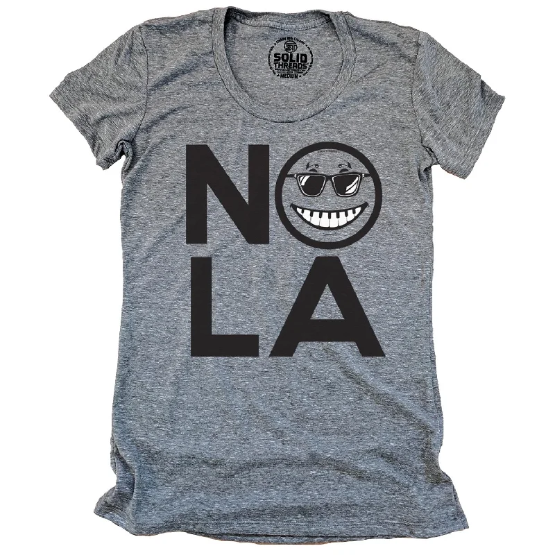 Women’s statement T-Shirts Women's NOLA Smile T-shirt