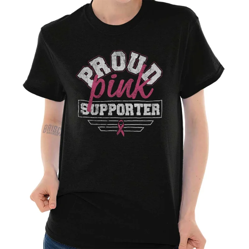 Women’s simple graphic T-Shirts Breast Cancer Awareness T Shirt