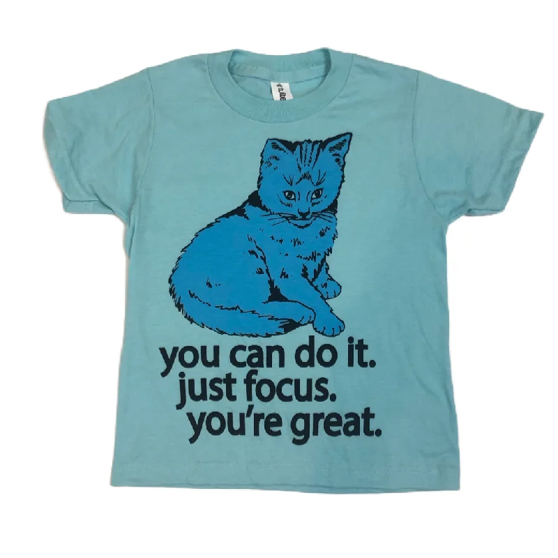 Women’s stylish print T-Shirts Focus Cat Youth T-shirt - Very Blue