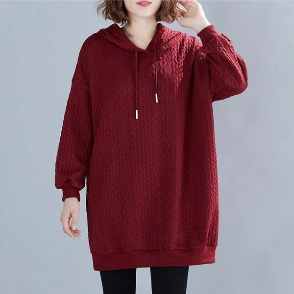 high-low dresses & jumpsuits Oversized Women Cotton Casual Hoodies New 2020 Loose Female Hooded Sweatshirt