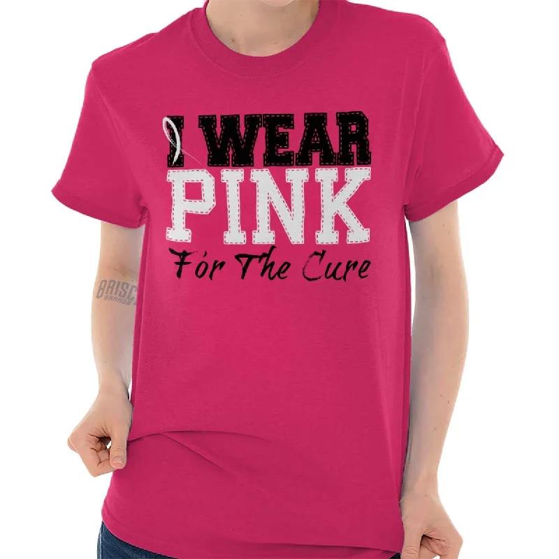 Women’s luxury cotton T-Shirts Breast Cancer Awareness T Shirt