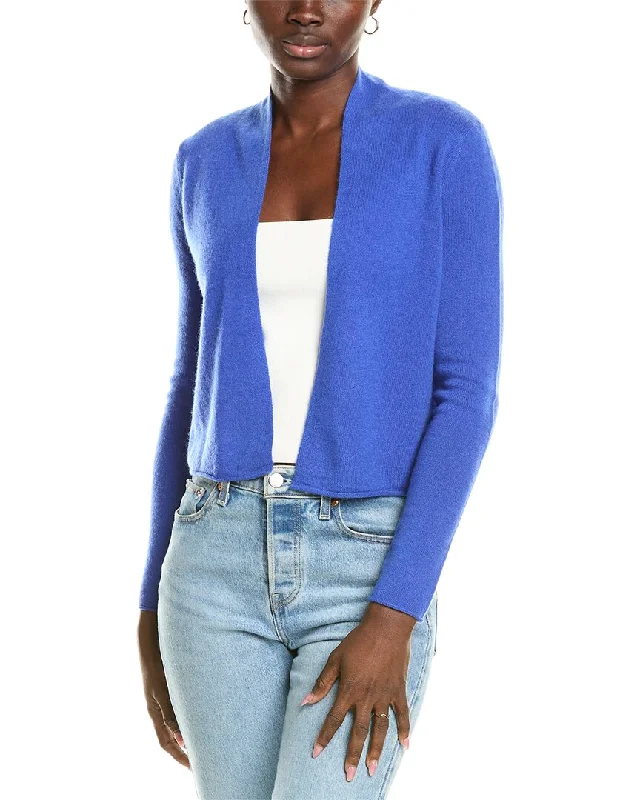 Sweaters for layering Sofiacashmere Cropped Open Cashmere Cardigan