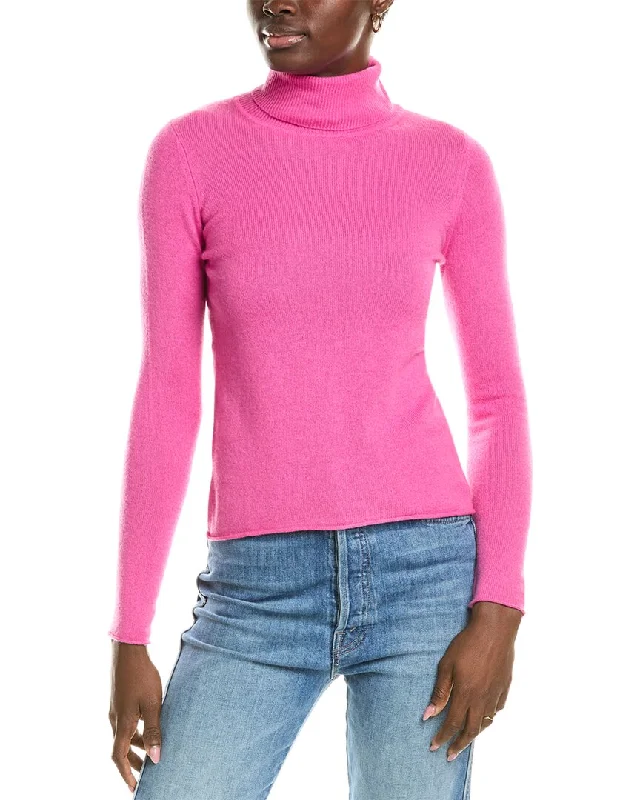 Everyday sweaters for women Sofiacashmere Roll Cuff & Hem Turtleneck Sweater