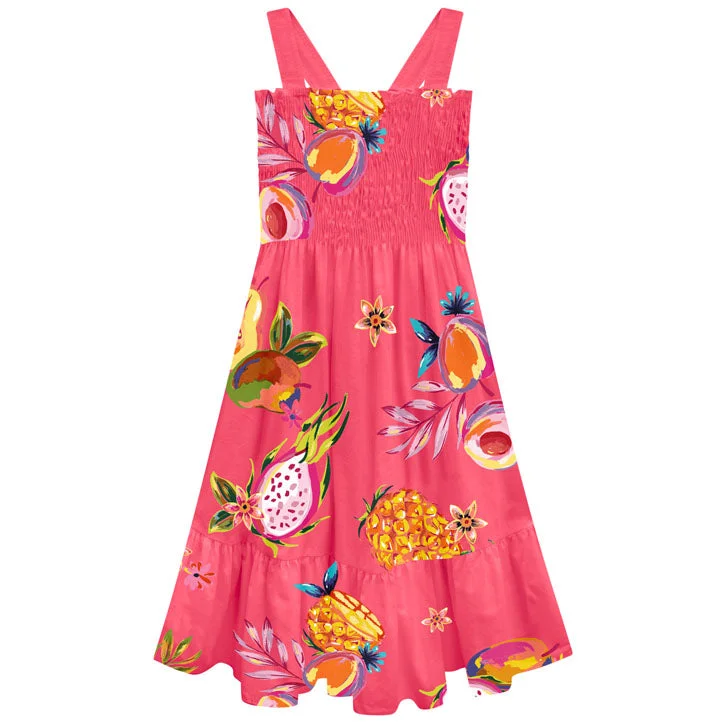 Fashionable wedding guest dresses Top Girls Hawaiian Flower Sundress