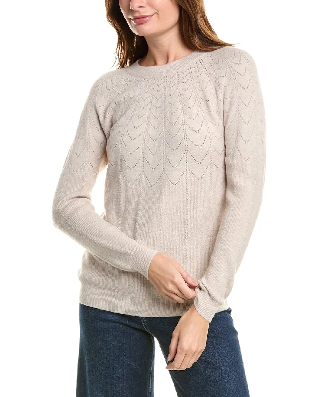 Women’s hooded sweaters Joseph A. Pointelle Sweater