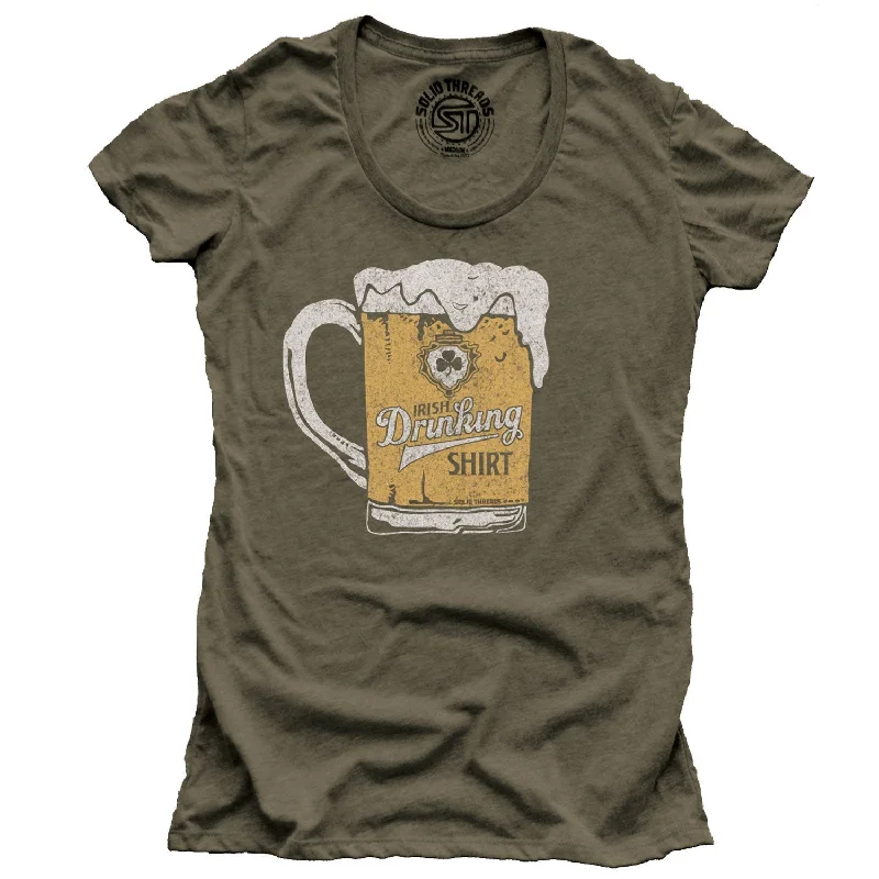 Women’s T-Shirts for fall Women's Irish Drinking Shirt T-shirt