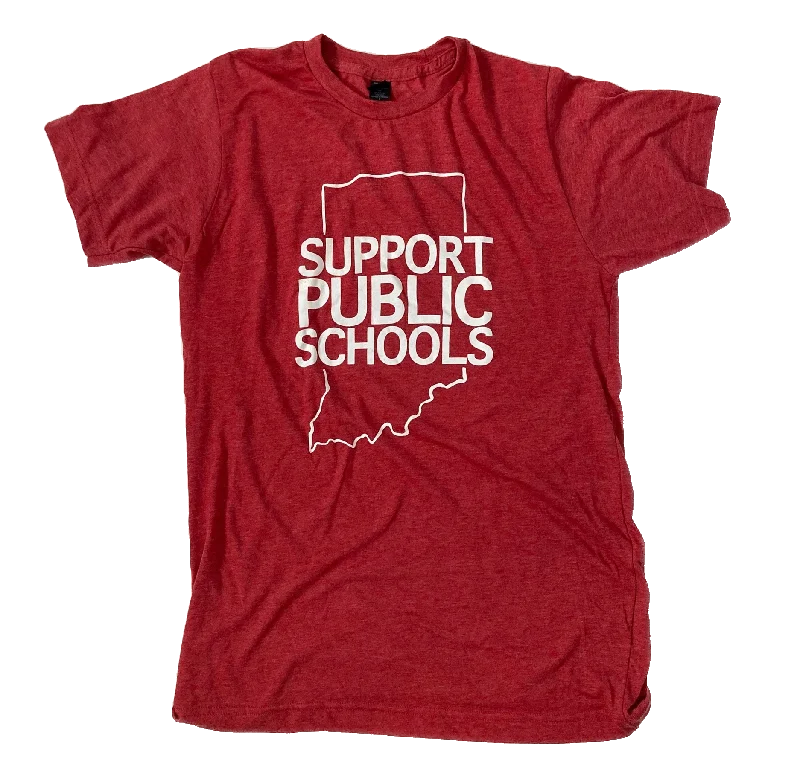 Women’s butterfly T-Shirts Support Public Schools  T-shirt - Indiana